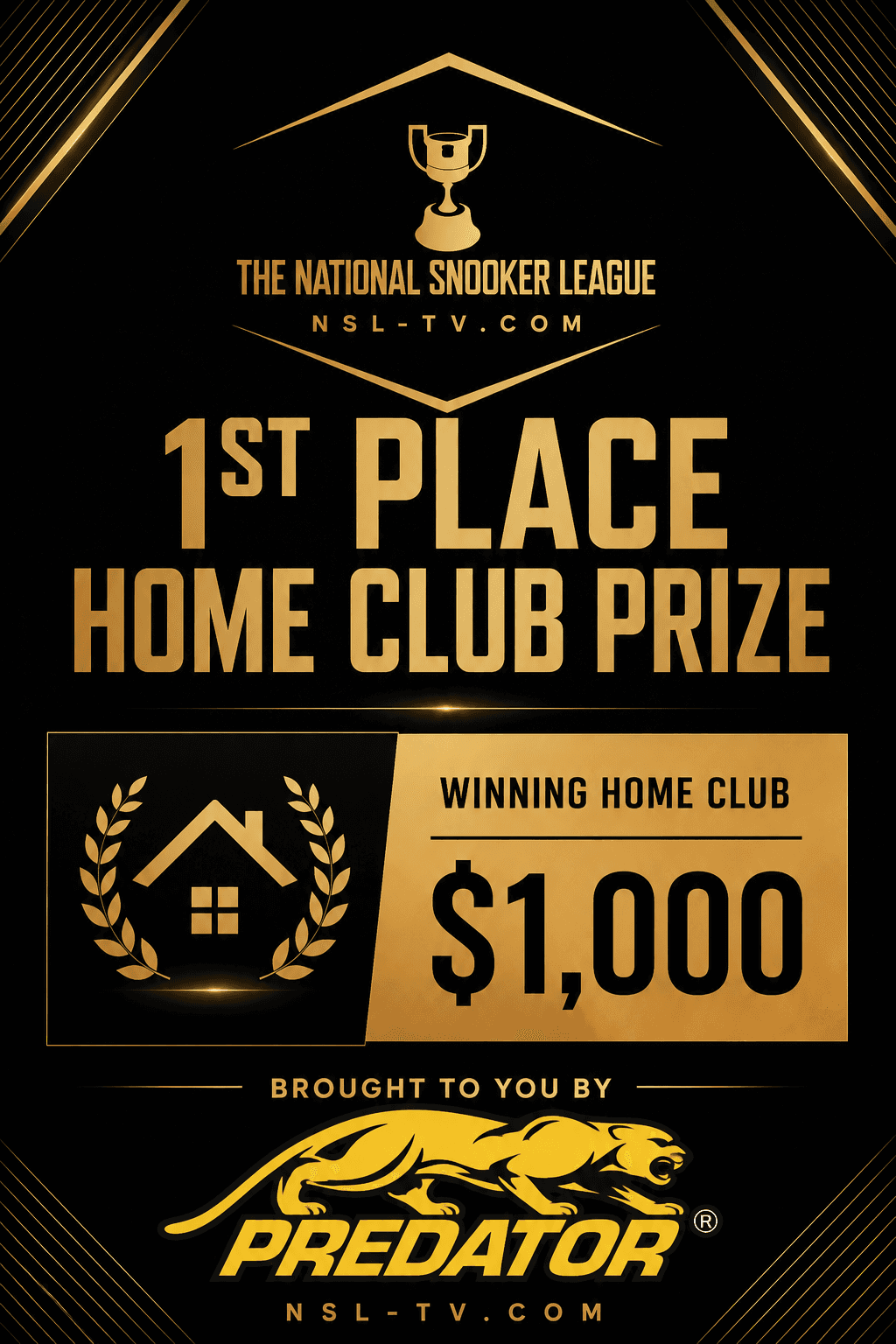Home Club 1st Place Prize