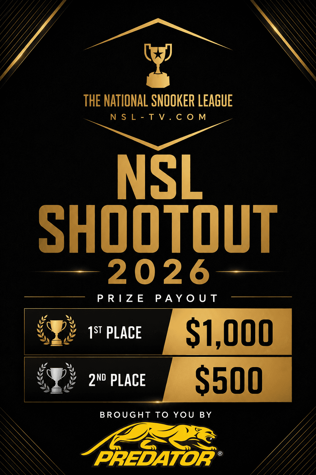 NSL Shootout 2026 Prize Payout