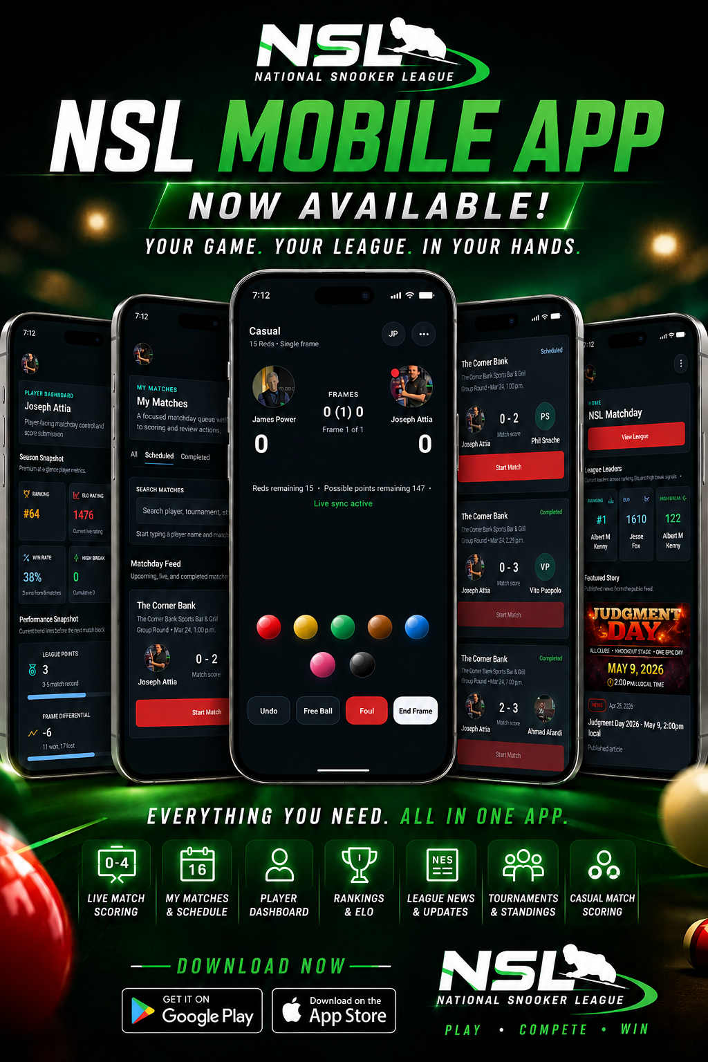 NSL Mobile promotional poster